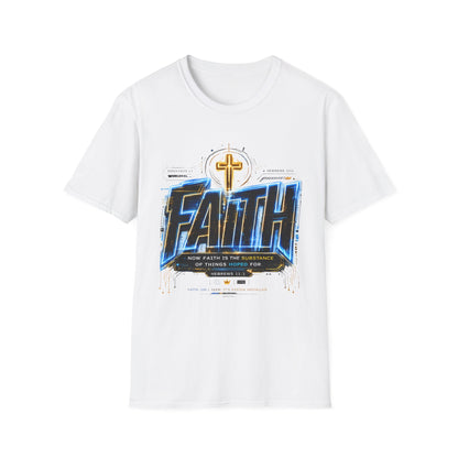 Faith Cross T‑Shirt — Bold Christian Graphic Tee