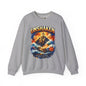 Unshaken Lighthouse Crewneck Sweatshirt — Inspirational Nautical Graphic