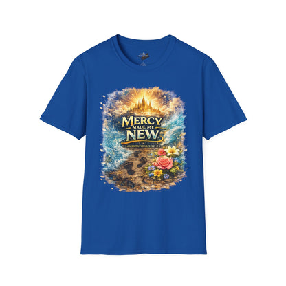Mercy Made Me New T-Shirt — Inspirational Christian Faith Tee