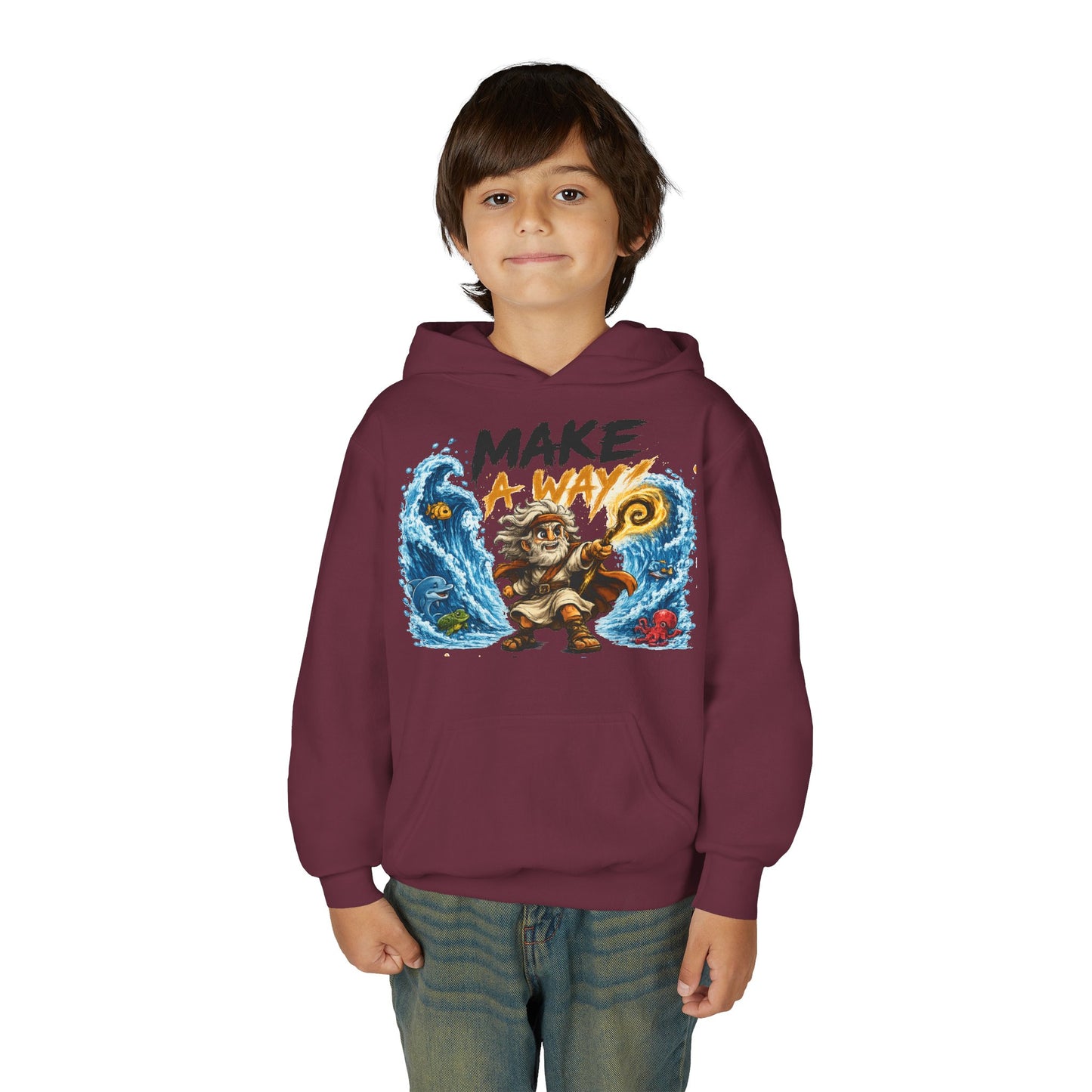 Youth Heavy Blend Hooded Sweatshirt