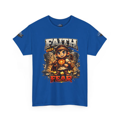 Faith Over Fear T‑Shirt — Christian Inspirational Graphic Tee
