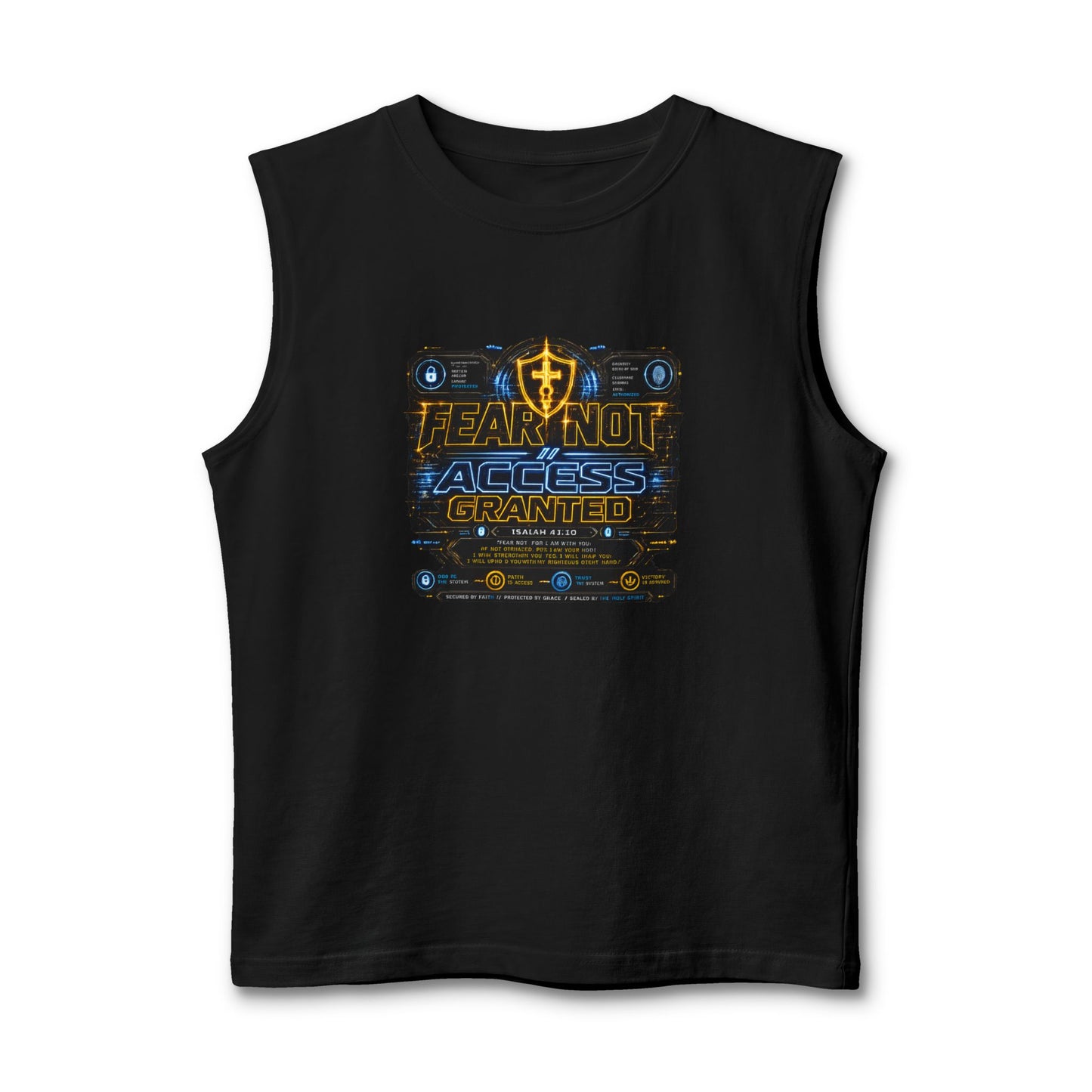 Access Granted Muscle Tank — Team Riot Gaming Graphic Tank Top