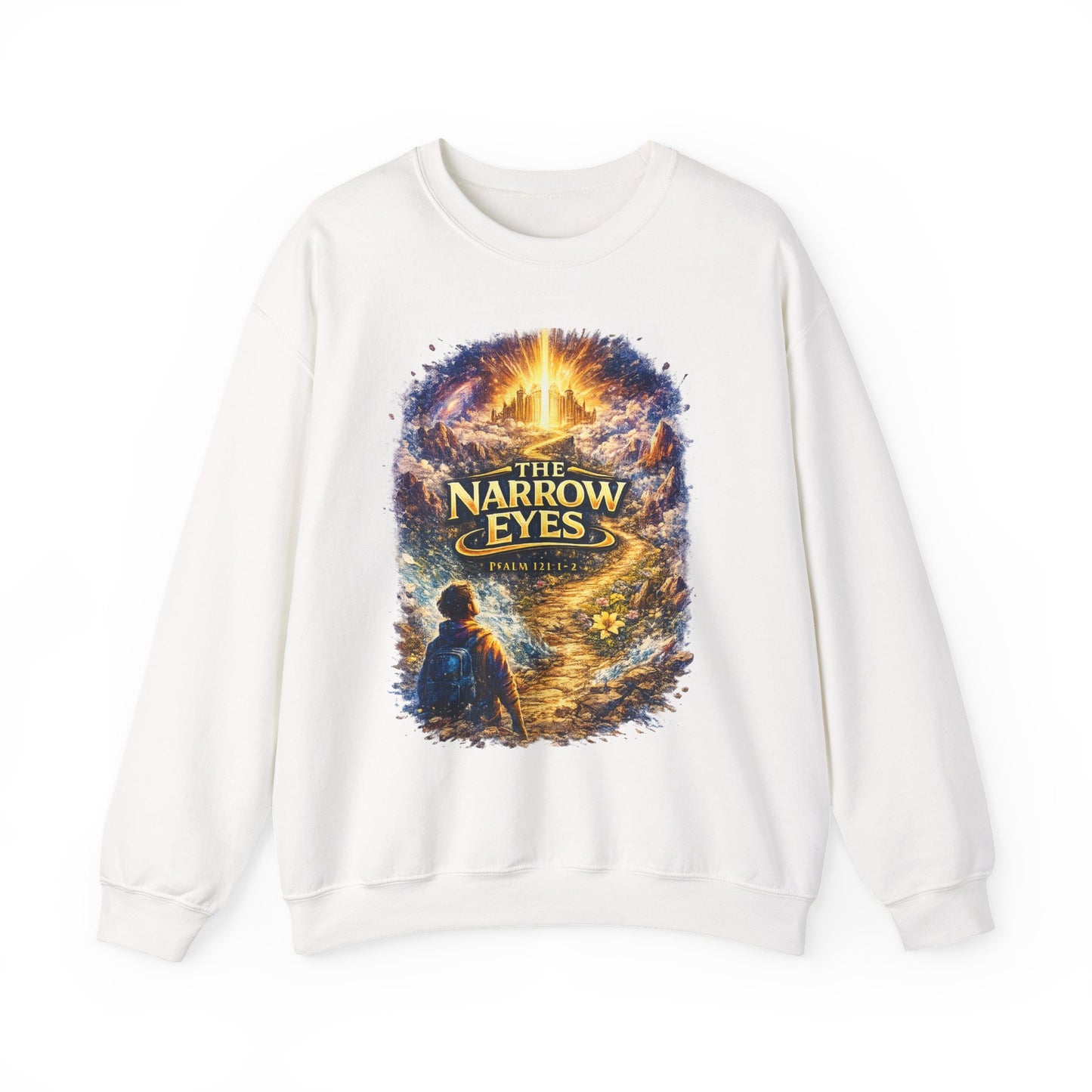 The Narrow Eyes Fantasy Crewneck Sweatshirt – Epic Adventure Graphic Pullover
