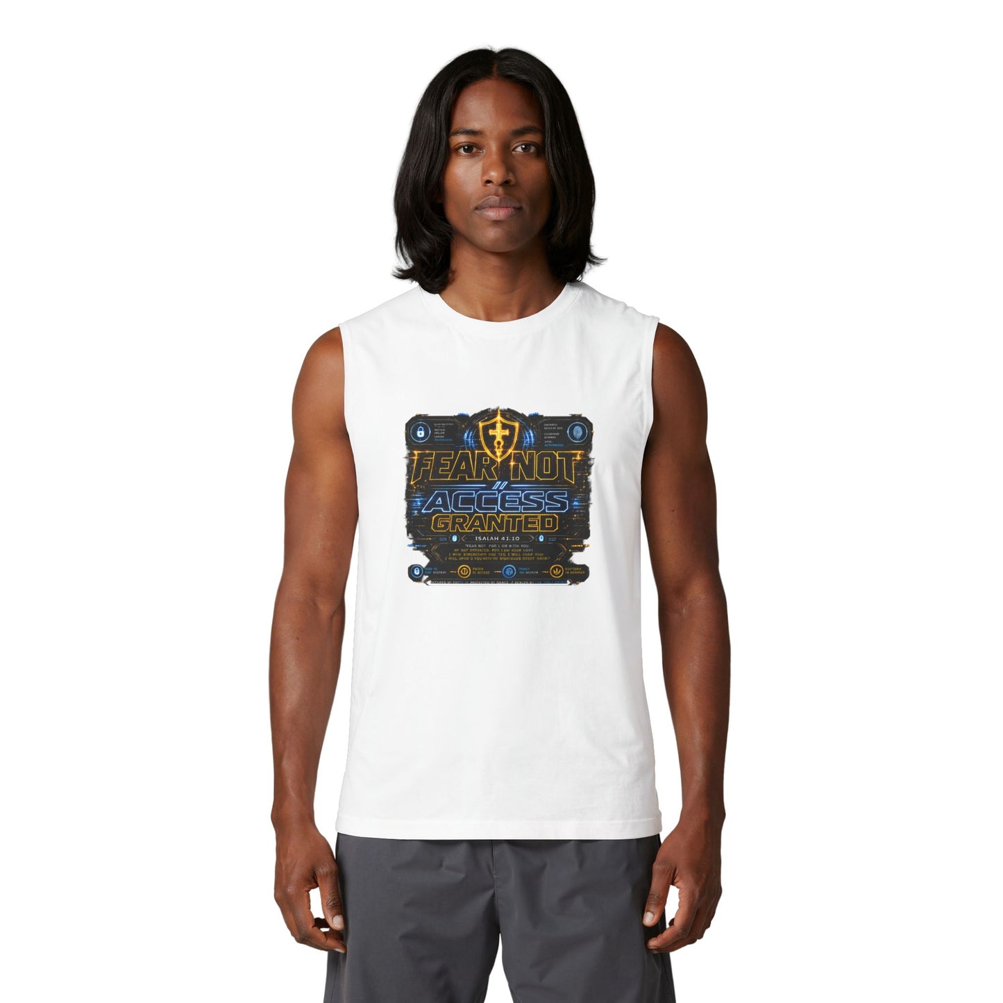 Access Granted Muscle Tank — Team Riot Gaming Graphic Tank Top