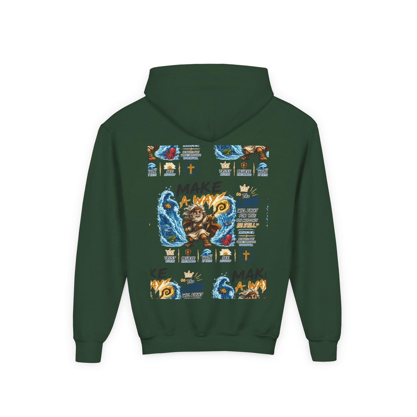 Youth Heavy Blend Hooded Sweatshirt