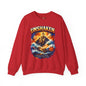 Unshaken Lighthouse Crewneck Sweatshirt — Inspirational Nautical Graphic