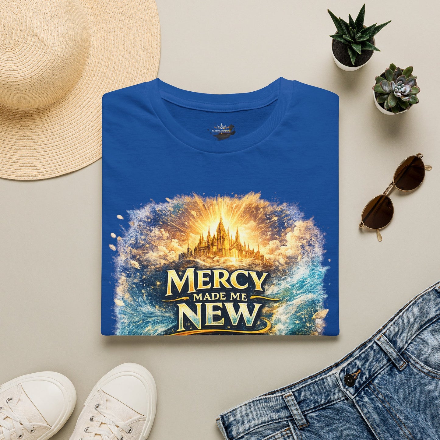 Mercy Made Me New T-Shirt — Inspirational Christian Faith Tee