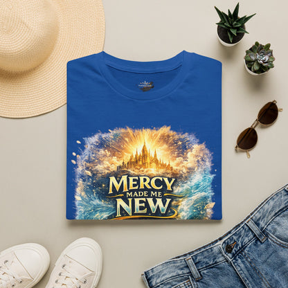Mercy Made Me New T-Shirt — Inspirational Christian Faith Tee