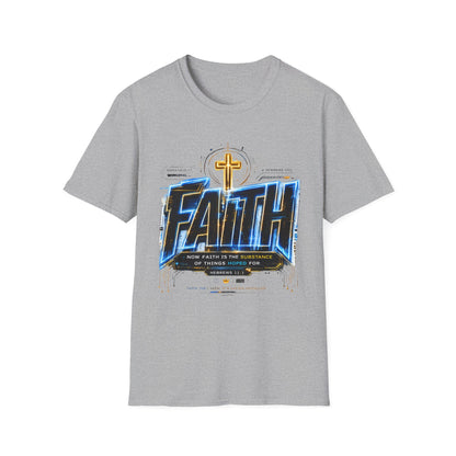 Faith Cross T‑Shirt — Bold Christian Graphic Tee