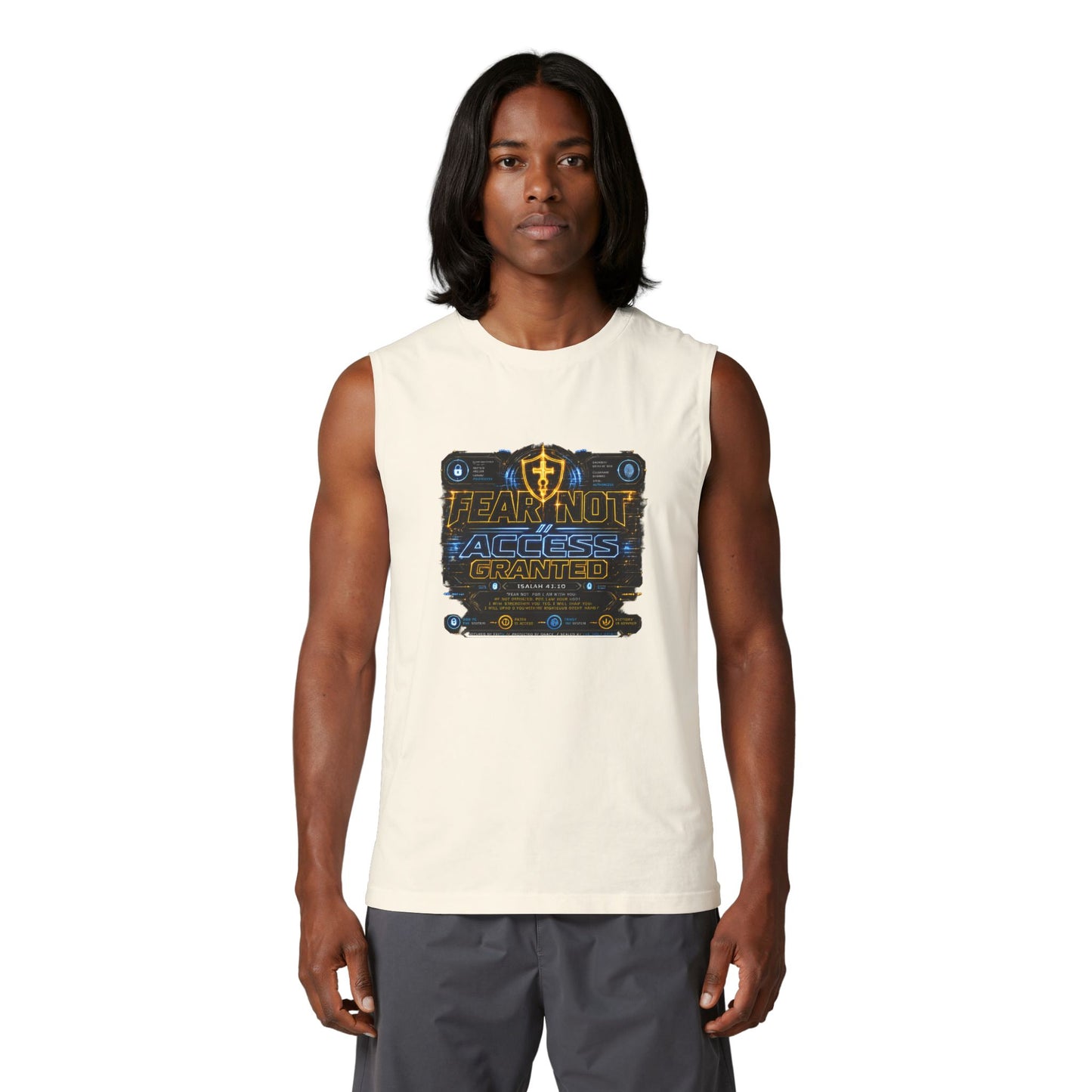 Access Granted Muscle Tank — Team Riot Gaming Graphic Tank Top