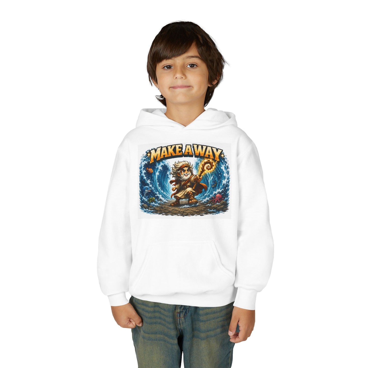 Youth Heavy Blend Hooded Sweatshirt