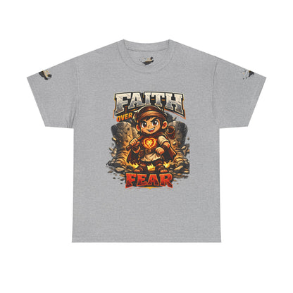 Faith Over Fear T‑Shirt — Christian Inspirational Graphic Tee