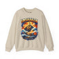Unshaken Lighthouse Crewneck Sweatshirt — Inspirational Nautical Graphic