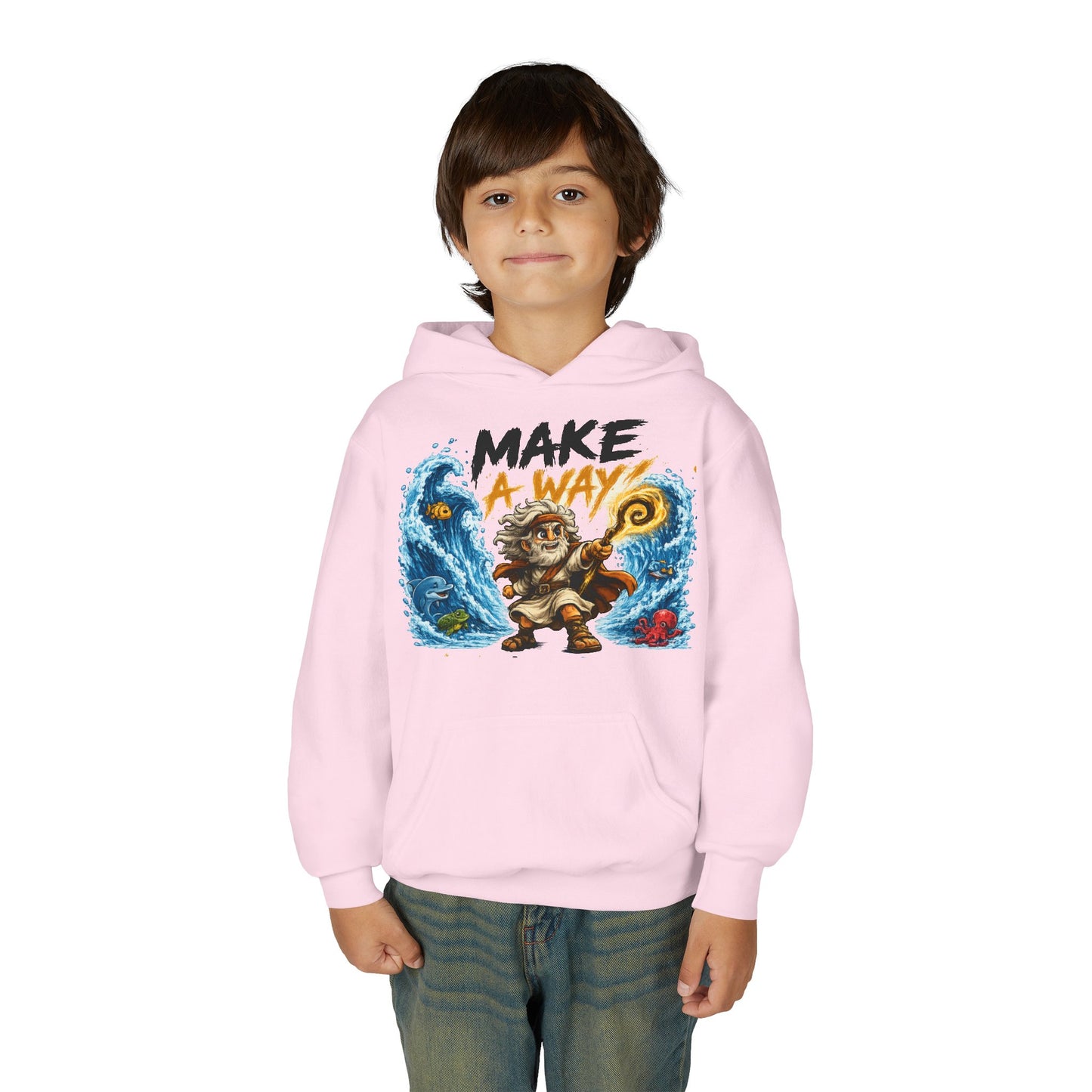 Youth Heavy Blend Hooded Sweatshirt