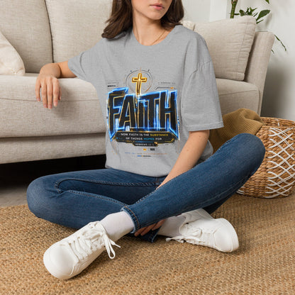 Faith Cross T‑Shirt — Bold Christian Graphic Tee