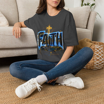 Faith Cross T‑Shirt — Bold Christian Graphic Tee