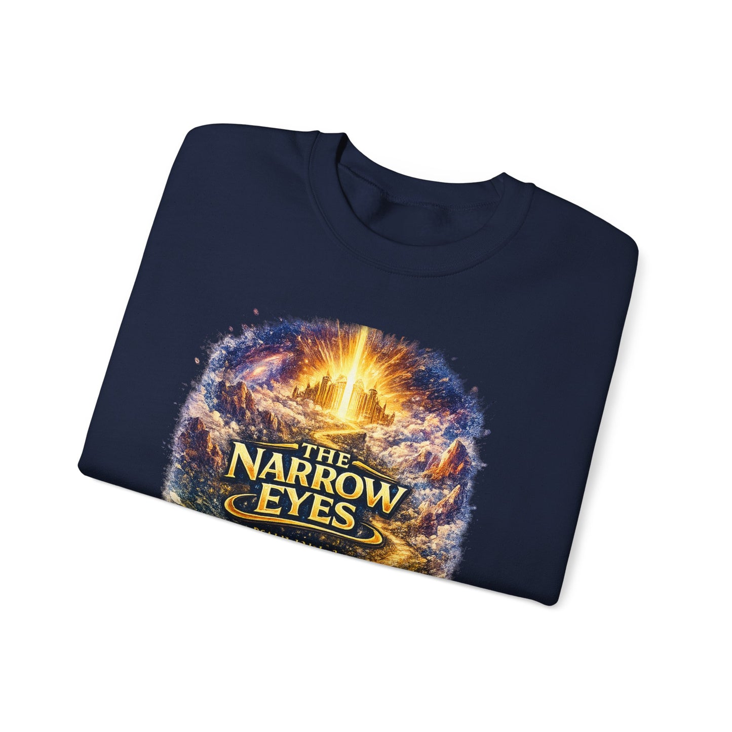 The Narrow Eyes Fantasy Crewneck Sweatshirt – Epic Adventure Graphic Pullover