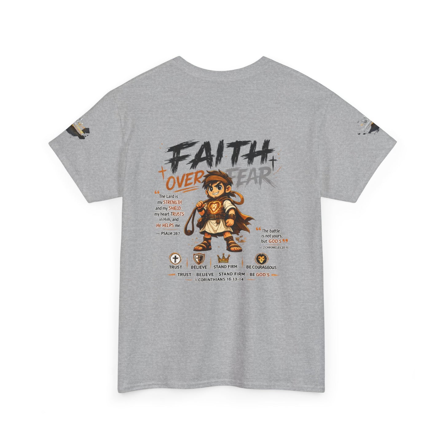 Faith Over Fear T‑Shirt — Christian Inspirational Graphic Tee