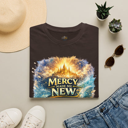 Mercy Made Me New T-Shirt — Inspirational Christian Faith Tee