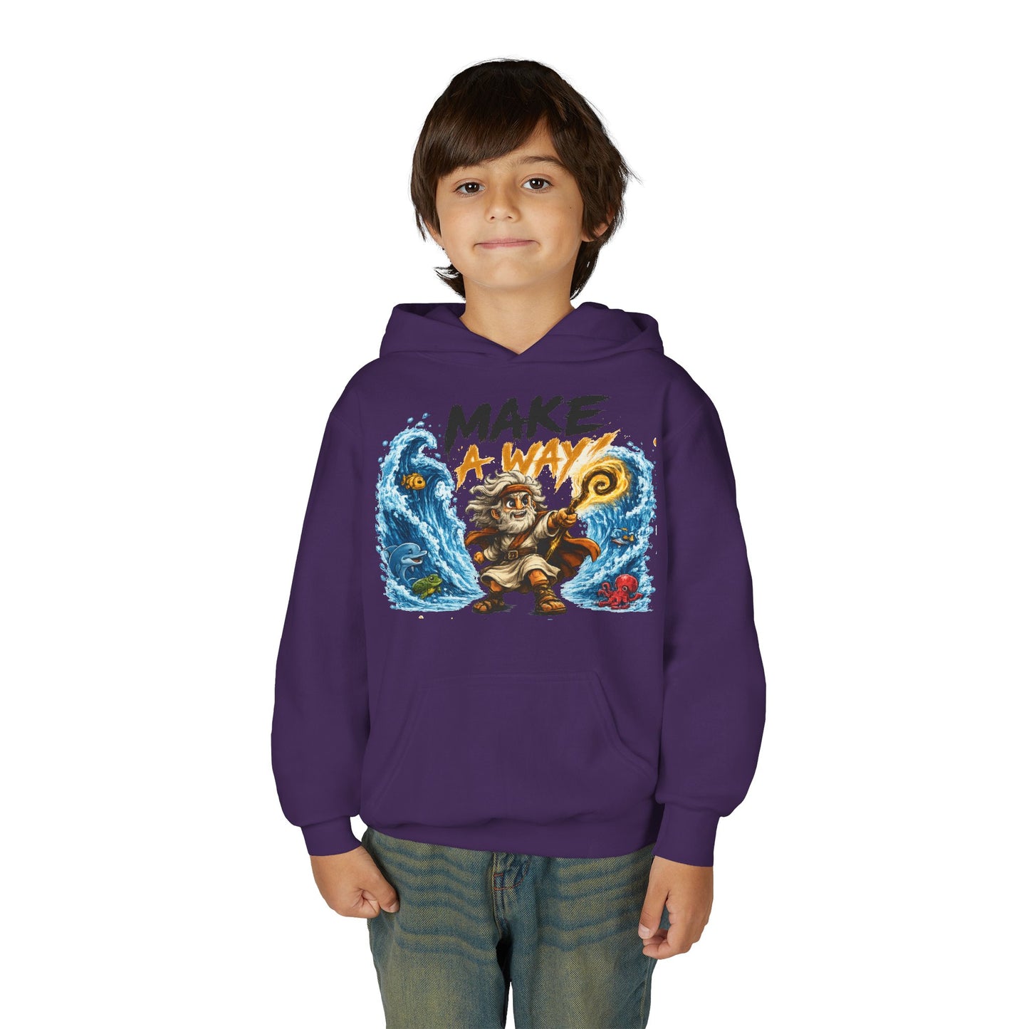 Youth Heavy Blend Hooded Sweatshirt