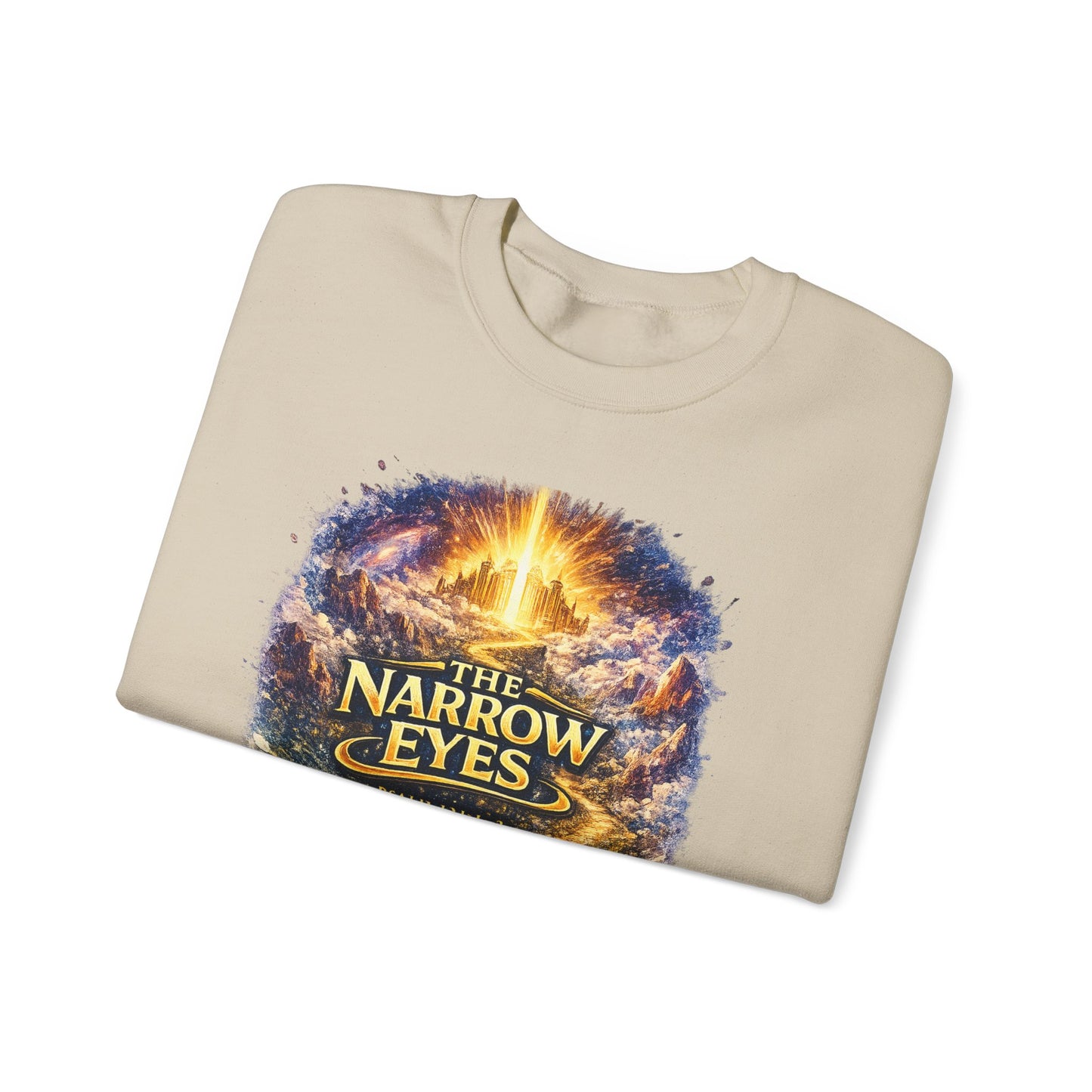 The Narrow Eyes Fantasy Crewneck Sweatshirt – Epic Adventure Graphic Pullover