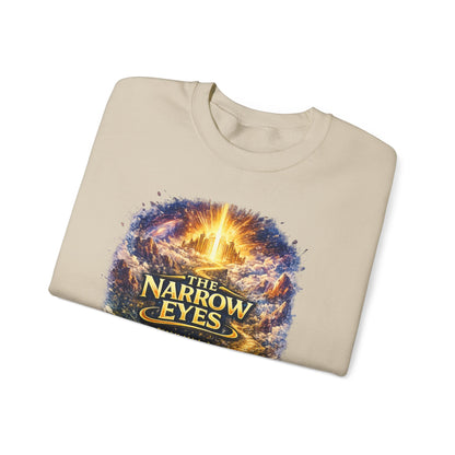The Narrow Eyes Fantasy Crewneck Sweatshirt – Epic Adventure Graphic Pullover