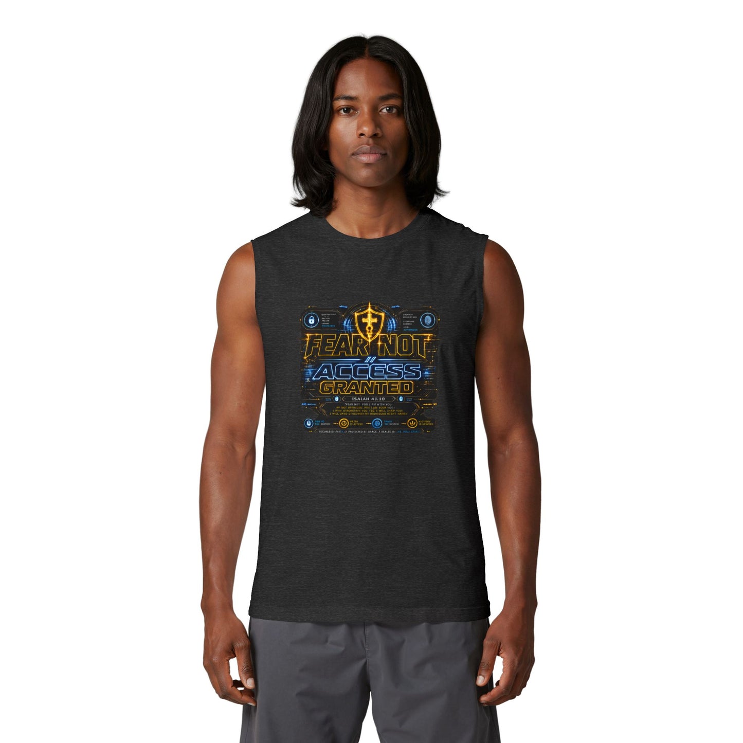 Access Granted Muscle Tank — Team Riot Gaming Graphic Tank Top
