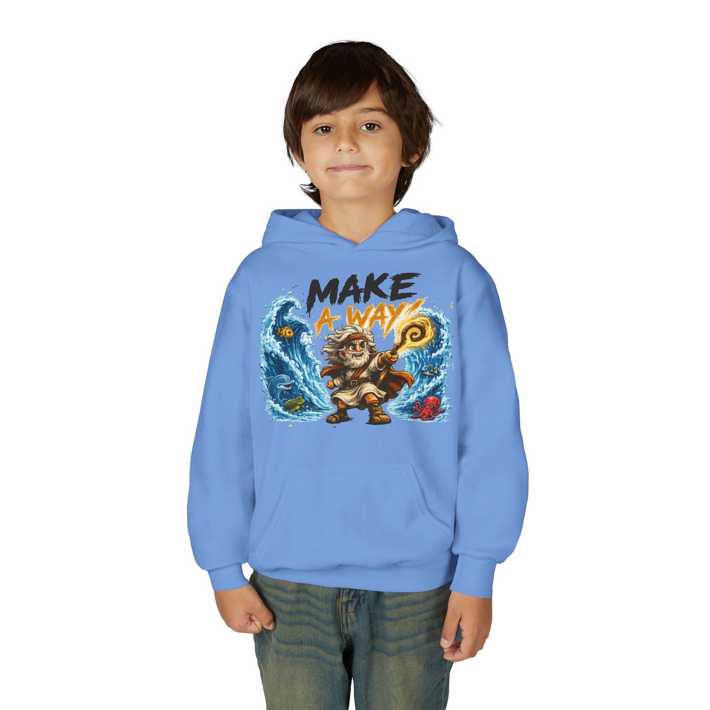 Youth Heavy Blend Hooded Sweatshirt