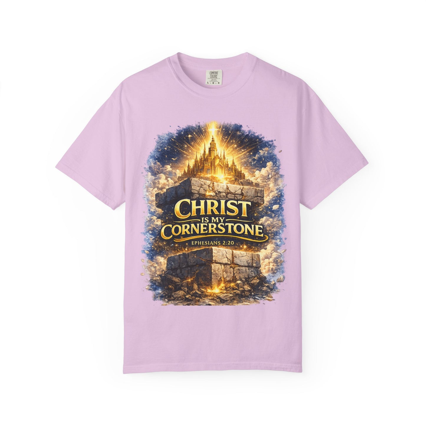 Christian "Christ Is My Cornerstone" T-Shirt — Faith-Based Gospel Tee