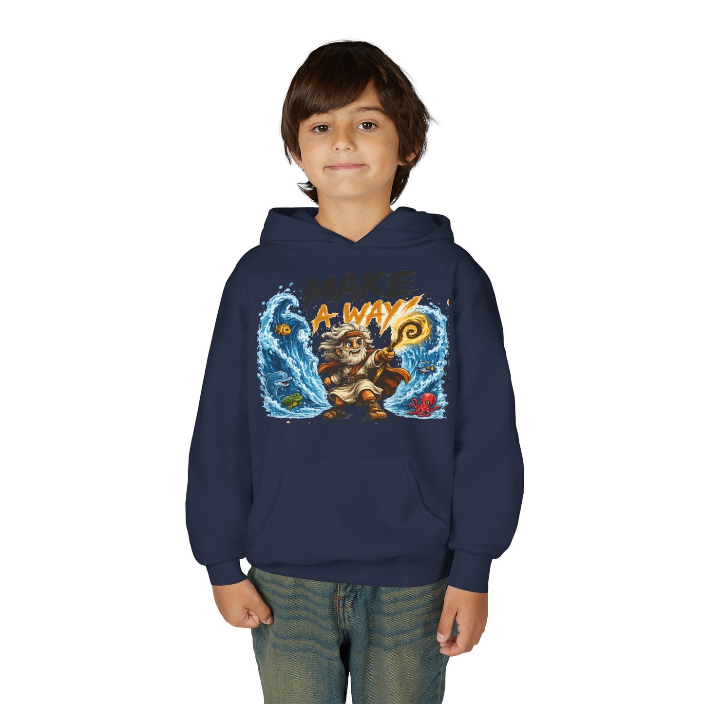 Youth Heavy Blend Hooded Sweatshirt