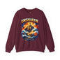 Unshaken Lighthouse Crewneck Sweatshirt — Inspirational Nautical Graphic