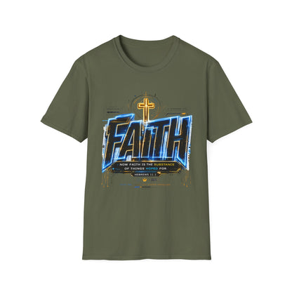 Faith Cross T‑Shirt — Bold Christian Graphic Tee