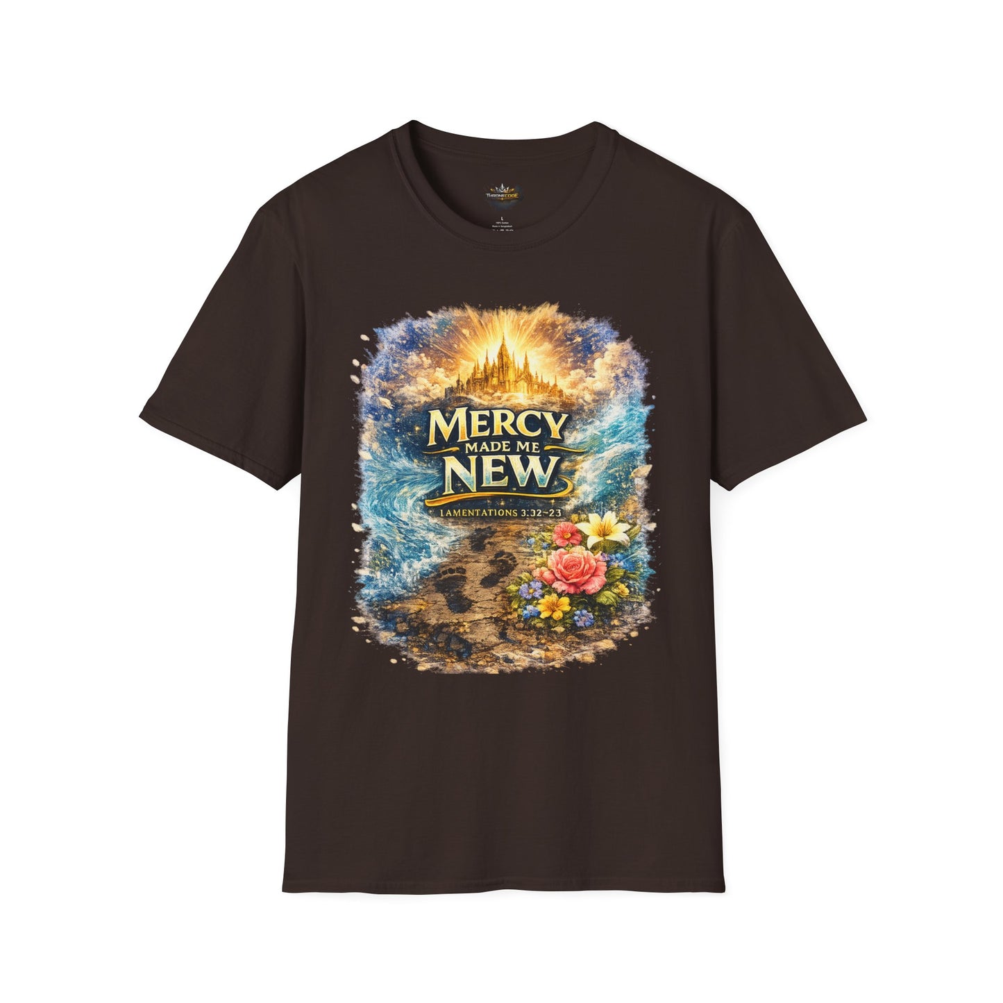 Mercy Made Me New T-Shirt — Inspirational Christian Faith Tee