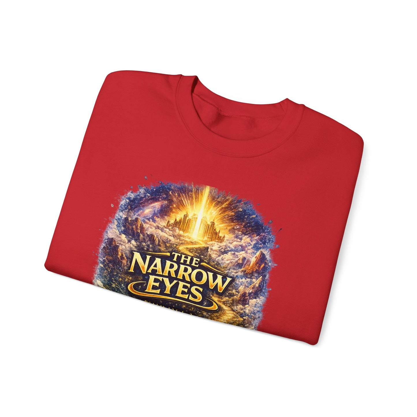 The Narrow Eyes Fantasy Crewneck Sweatshirt – Epic Adventure Graphic Pullover