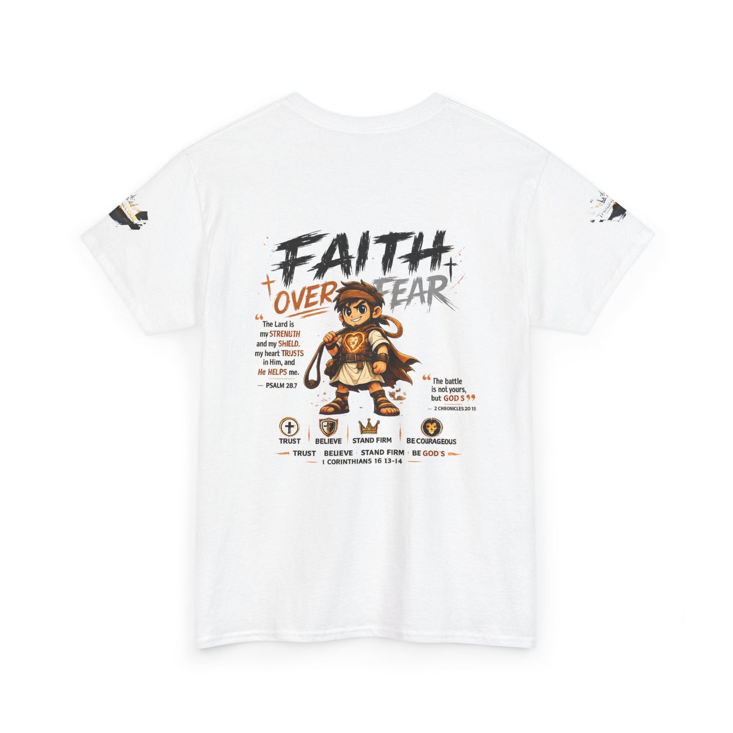 Faith Over Fear T‑Shirt — Christian Inspirational Graphic Tee