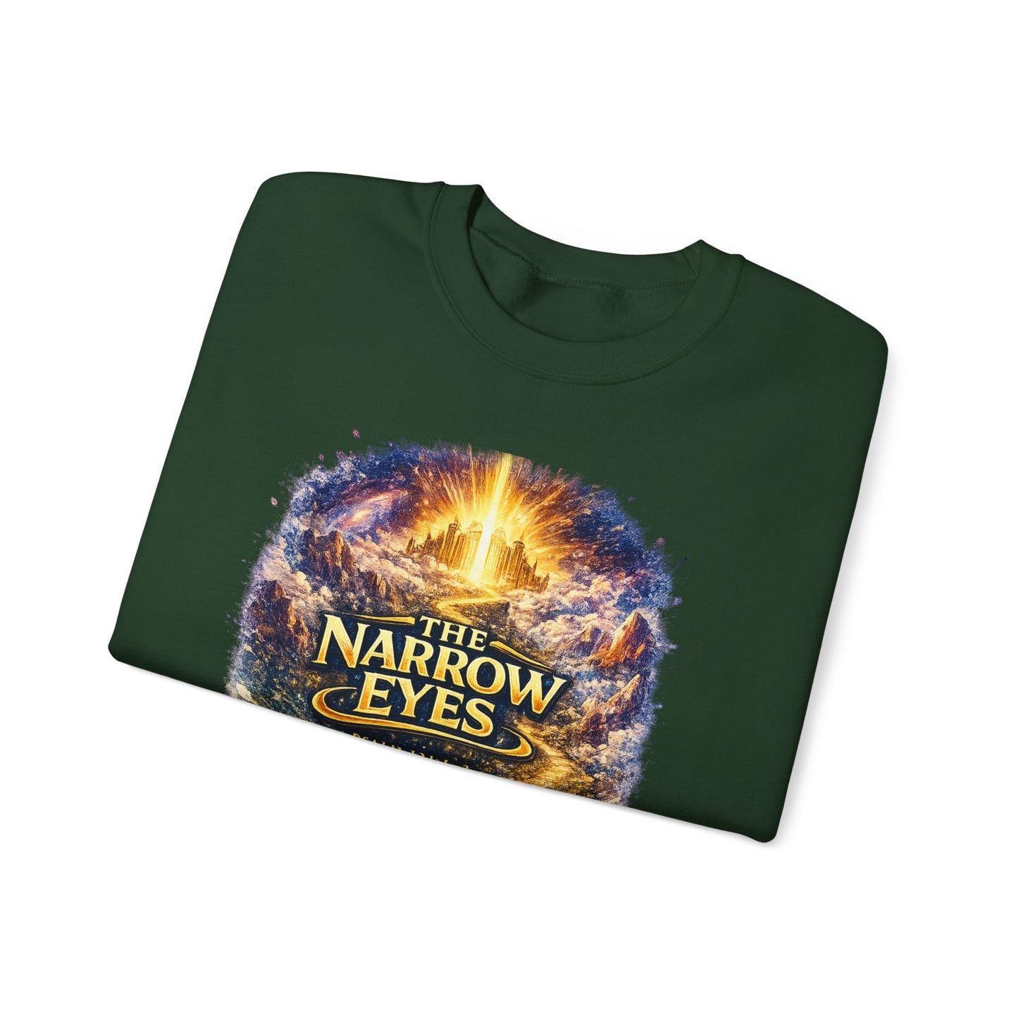 The Narrow Eyes Fantasy Crewneck Sweatshirt – Epic Adventure Graphic Pullover
