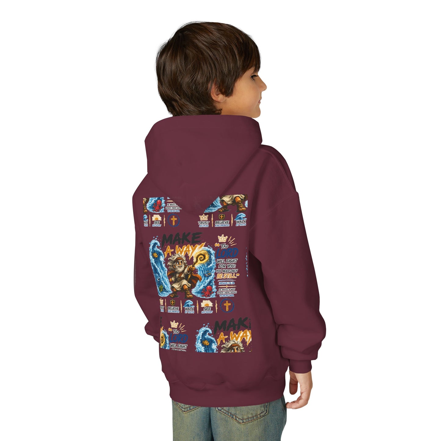 Youth Heavy Blend Hooded Sweatshirt
