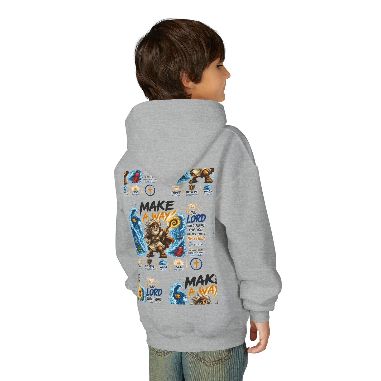 Youth Heavy Blend Hooded Sweatshirt