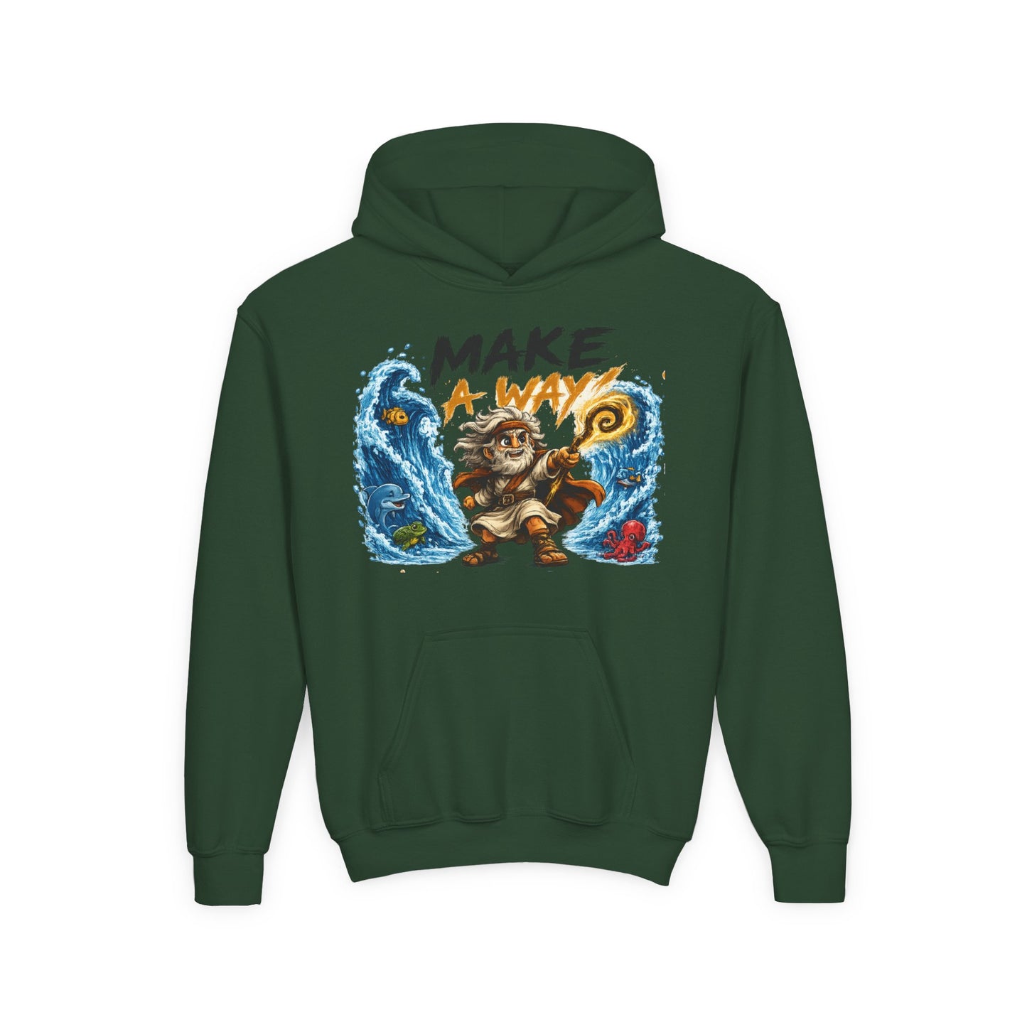 Youth Heavy Blend Hooded Sweatshirt