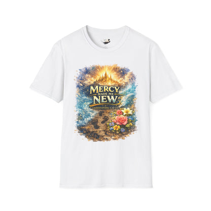 Mercy Made Me New T-Shirt — Inspirational Christian Faith Tee