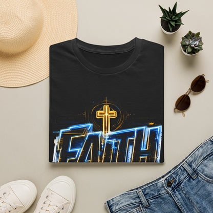 Faith Cross T‑Shirt — Bold Christian Graphic Tee