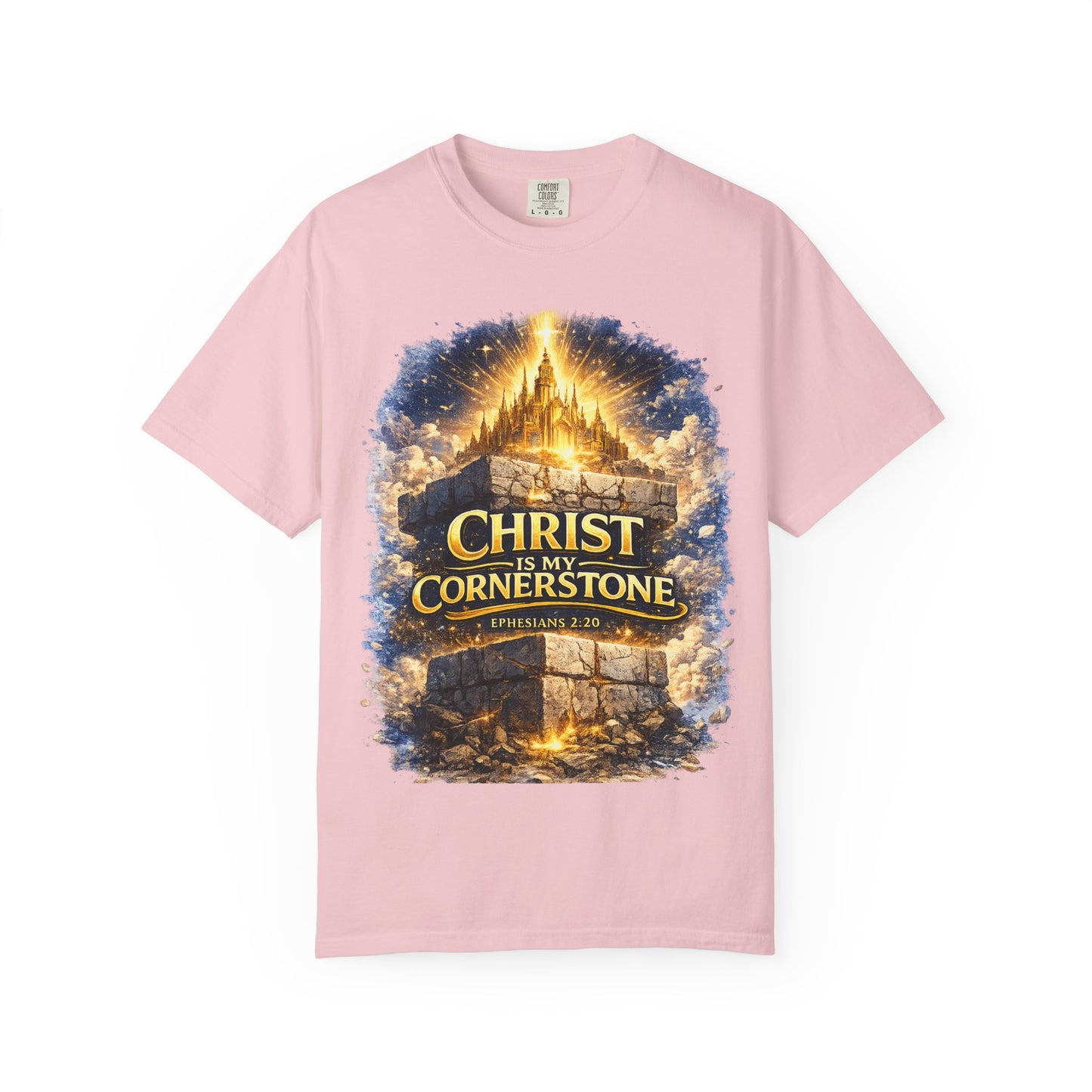 Christian "Christ Is My Cornerstone" T-Shirt — Faith-Based Gospel Tee