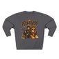 Fearless Lion Crewneck Sweatshirt — "Be Strong and Courageous" Inspirational Graphic