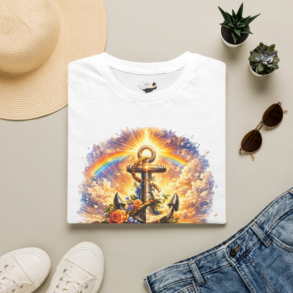 Anchor of Hope T-Shirt — "Hope Never Dies" Spiritual Nautical Tee