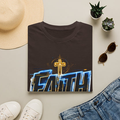 Faith Cross T‑Shirt — Bold Christian Graphic Tee