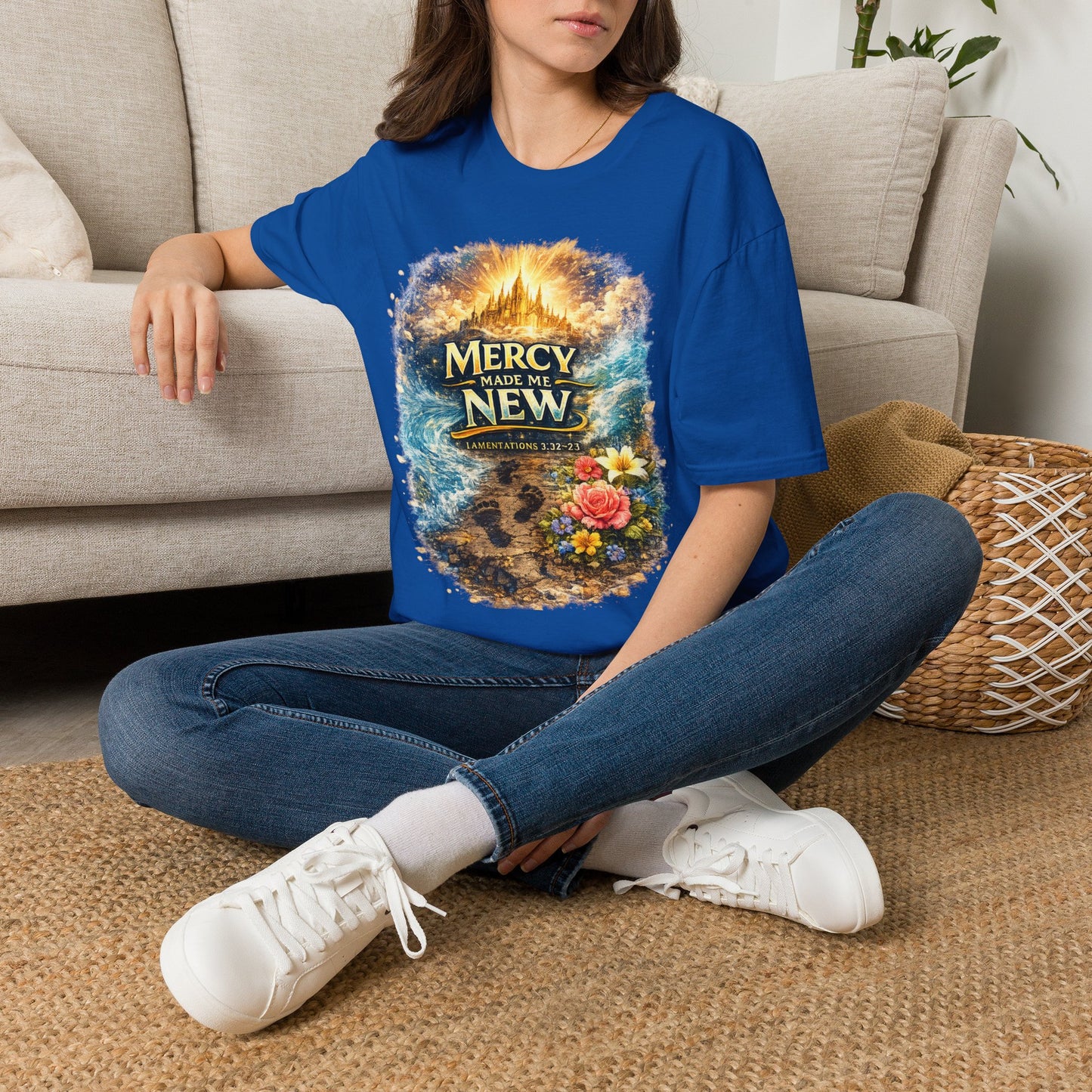 Mercy Made Me New T-Shirt — Inspirational Christian Faith Tee