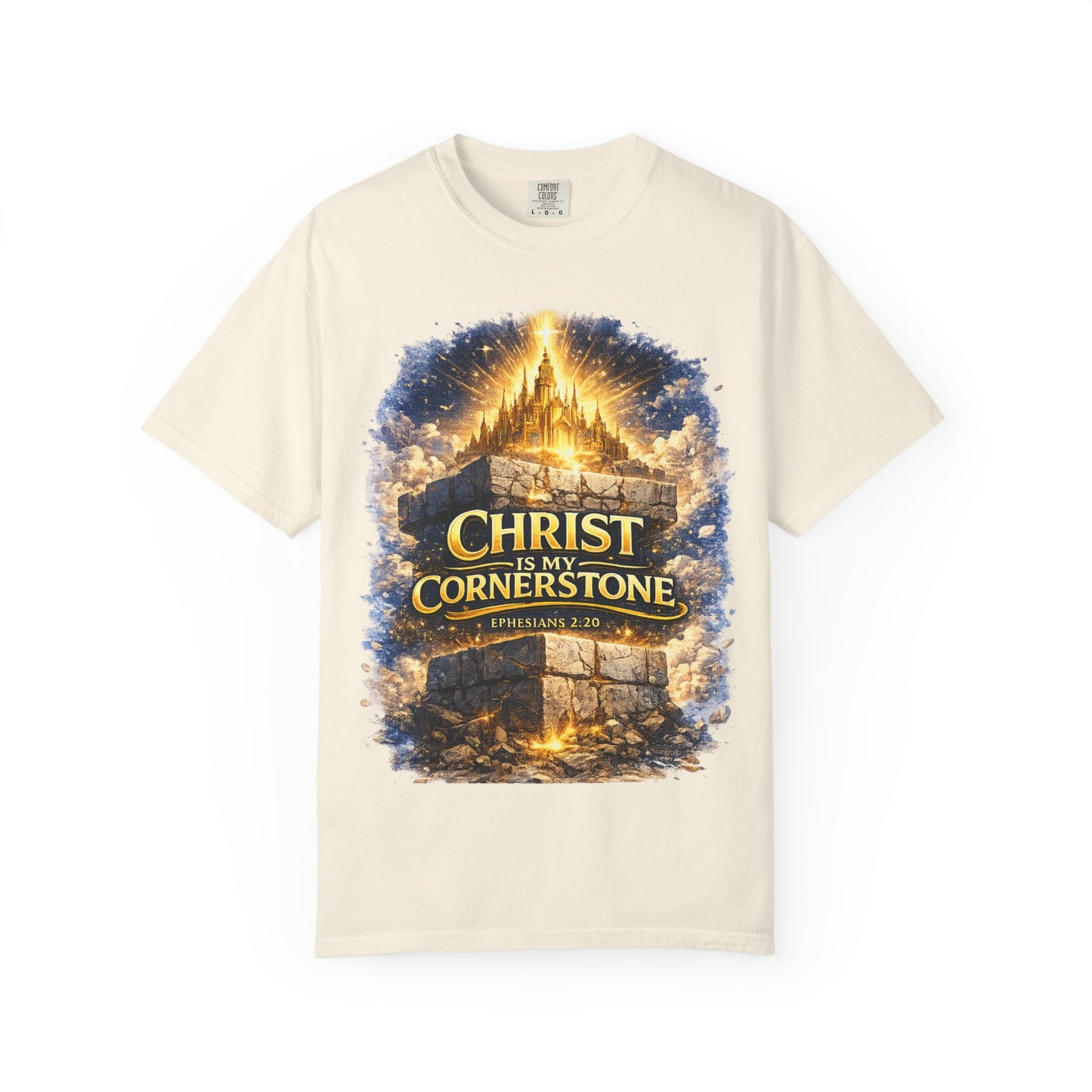 Christian "Christ Is My Cornerstone" T-Shirt — Faith-Based Gospel Tee