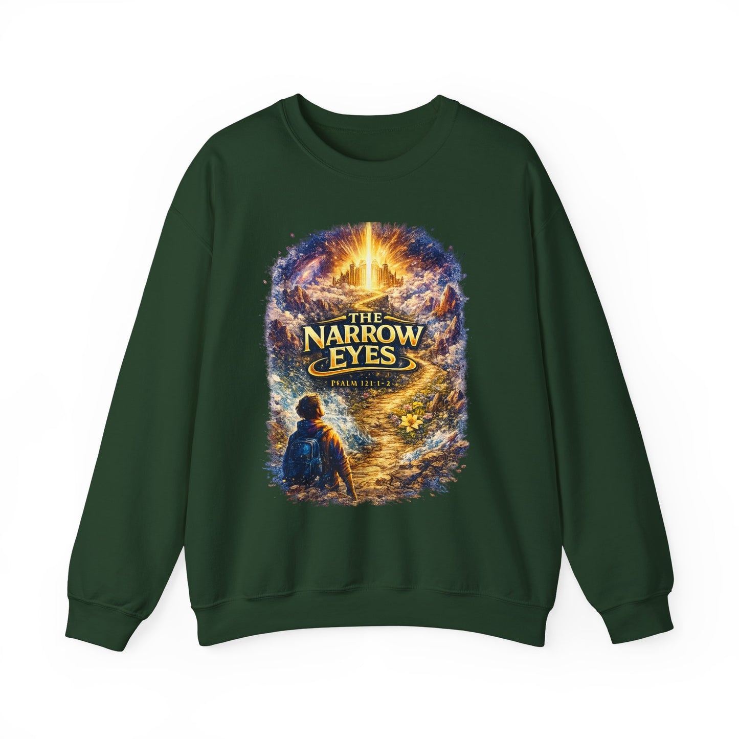 The Narrow Eyes Fantasy Crewneck Sweatshirt – Epic Adventure Graphic Pullover