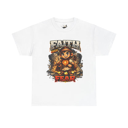 Faith Over Fear T‑Shirt — Christian Inspirational Graphic Tee