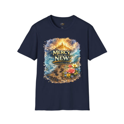 Mercy Made Me New T-Shirt — Inspirational Christian Faith Tee